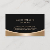 エステ実在ートモダン金ゴールドレイクハウス不動産仲介業者 名刺 (裏面)