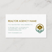 エステ実在ート不動産仲介業者レンタルハウス 名刺 (裏面)