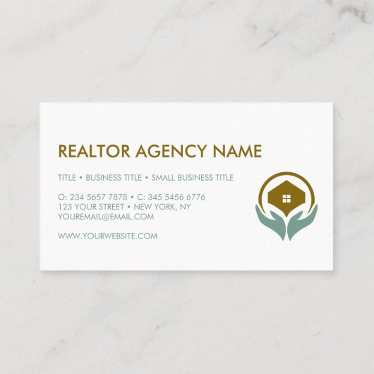 エステ実在ート不動産仲介業者レンタルハウス 名刺 (裏面)