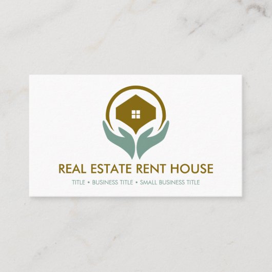 エステ実在ート不動産仲介業者レンタルハウス 名刺 (正面)