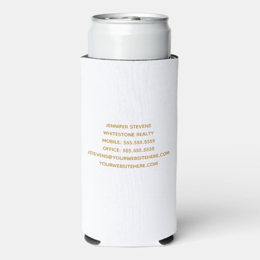 エステ実在ート会社マーケティングシックカスタム不動産仲介業者 スリム缶クーラー (Seltzer裏面)