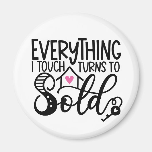 エステ実在ート·エージェント·ブローカランニングー·不動産仲介業者 マグネット (正面)