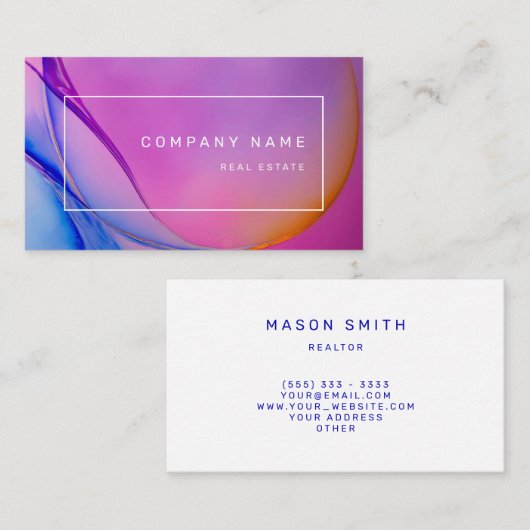 エステ実在ートLavender名刺 名刺 (正面/裏面)