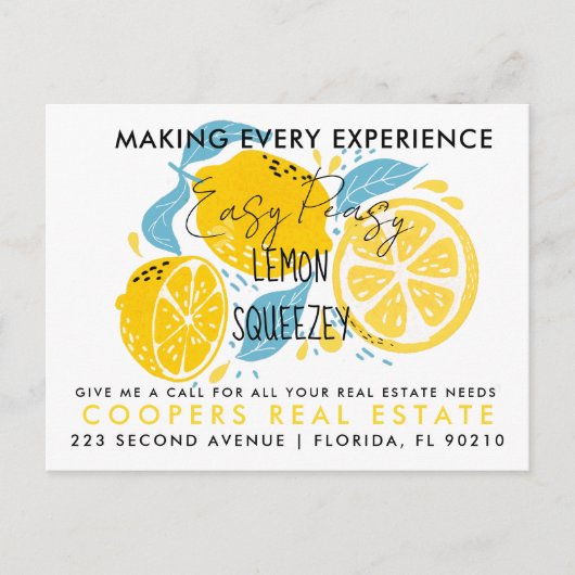 エステ実在ートLEMON紹介はがき 案内ポストカード (正面)