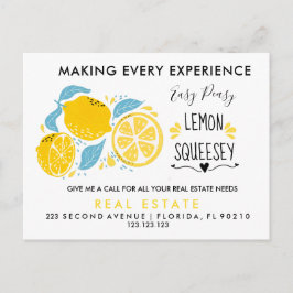 エステ実在ートLEMON紹介はがき 案内ポストカード