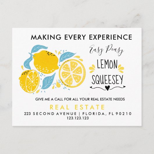 エステ実在ートLEMON紹介はがき 案内ポストカード (正面)