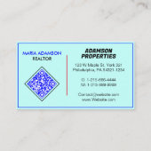 エステ実在ートQR客室不動産仲介業者 名刺 (裏面)