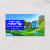 エステ実在ートQR客室不動産仲介業者 名刺 (正面)