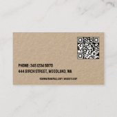 🏡エステ実在ートWeハ買イQRクラフト 名刺 (裏面)