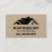 🏡エステ実在ートWeハ買イQRクラフト 名刺 (正面)