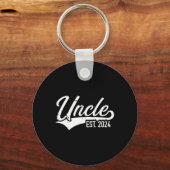 エストおじさん。2024年の妊娠発表 キーホルダー (正面)