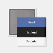 エストイエストランド – エストニア磁石 マグネット (正面/裏面)