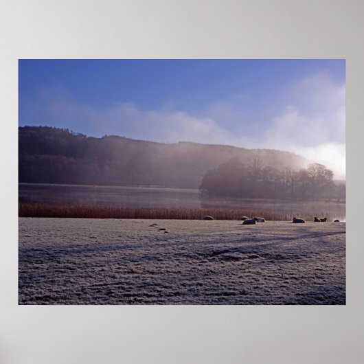 エストウィートウォーターウィンターホリデーカード ポスター (正面)