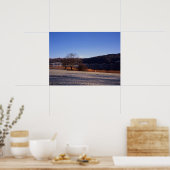 エストウィートウォーターウィンターホリデーカード ポスター (キッチン)