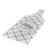 エストカスタム夫人新モダン規エレガント制スクリプト カッティングボード (角)