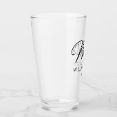 エストカスタム夫人新モダン規エレガント制スクリプト タンブラーグラス (右)