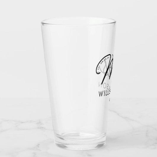 エストカスタム夫人新モダン規エレガント制スクリプト タンブラーグラス (右)