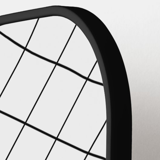 エストカスタム夫人新モダン規エレガント制スクリプト ピックルボールラケット (左詳細)