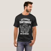 エストニアのクラフトハウスビール Tシャツ (正面フル)