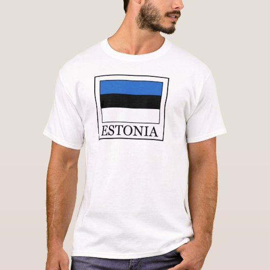 エストニアのシャツ Tシャツ (正面)
