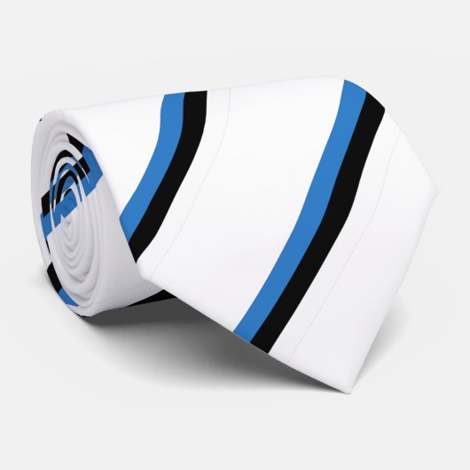 エストニアのストライプな旗 ネクタイ (ロール)
