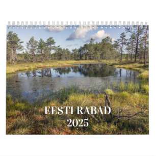 エストニアのボグカレンダーEesti Rabad 2025 カレンダー