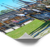 エストニアのラクヴェレ城で中世の再現 ポスター (角)