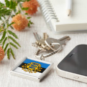 エストニアの国旗/コート キーホルダー (側面)