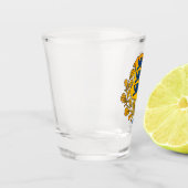 エストニアの国旗/コート ショットグラス (左)