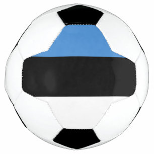 エストニアの国旗 サッカーボール
