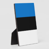 エストニアの国旗 フォトプラーク (側面)