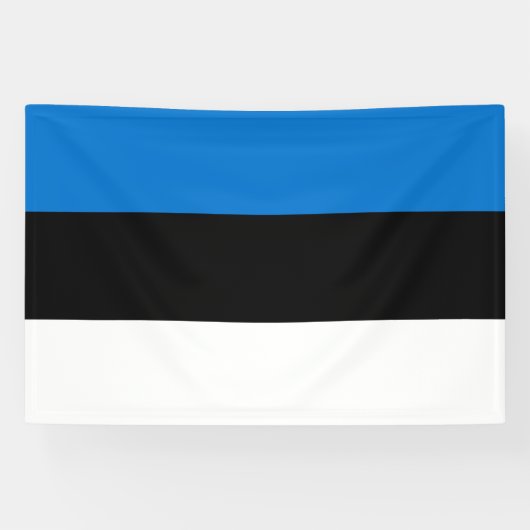 エストニアの国旗 横断幕 (横)