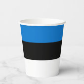 エストニアの国旗 紙コップ (裏面)