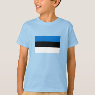 エストニアの国旗 Tシャツ