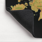 エストニアの地図のマウスパッド マウスパッド (コーナー)