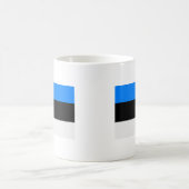 エストニアの旗 コーヒーマグカップ (中央)