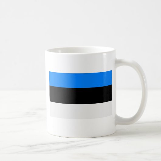 エストニアの旗 コーヒーマグカップ (右)