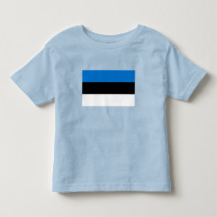 エストニアの旗 トドラーTシャツ