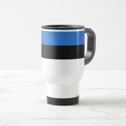 エストニアの旗 トラベルマグ (正面右)