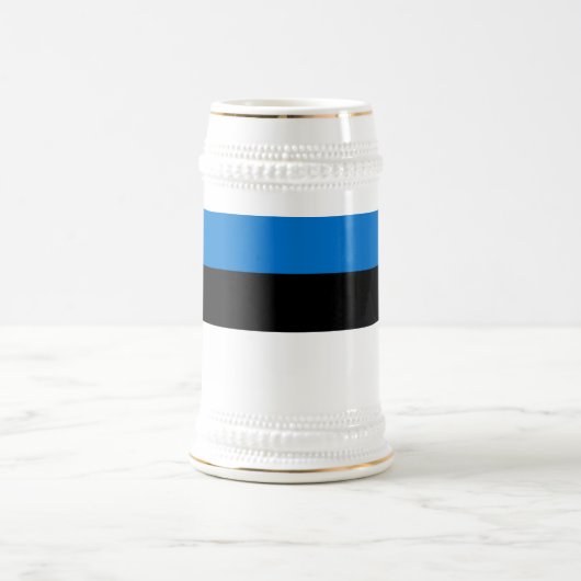 エストニアの旗 ビールジョッキ (中央)