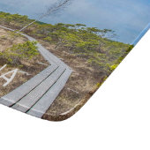エストニアの湿地を通る木道 カッティングボード (角)