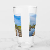 エストニアの湿地を通る木道 タンブラーグラス (左)