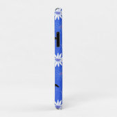 エストニアの電話ケース。青いフローラ色 Case-Mate iPhoneケース (裏面/右)