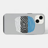 エストニアのDNA iPhoneケース (裏面横)