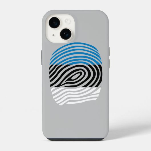 エストニアのDNA iPhoneケース (裏面)