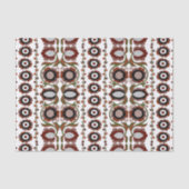 エストニアアンティークフォークアートの花のパターン 薄葉紙 (正面)