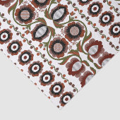 エストニアアンティークフォークアートの花のパターン 薄葉紙 (詳細)