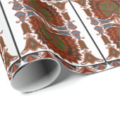 エストニアアンティークフローラフォーク美術刺繍 ラッピングペーパー (ロールコーナー)