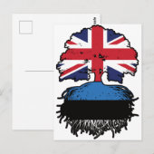 エストニアエストニア英国統一されたイギリスイギリス ポストカード (正面/裏面)