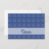 エストニアサンキューカード サンキューカード (正面/裏面)